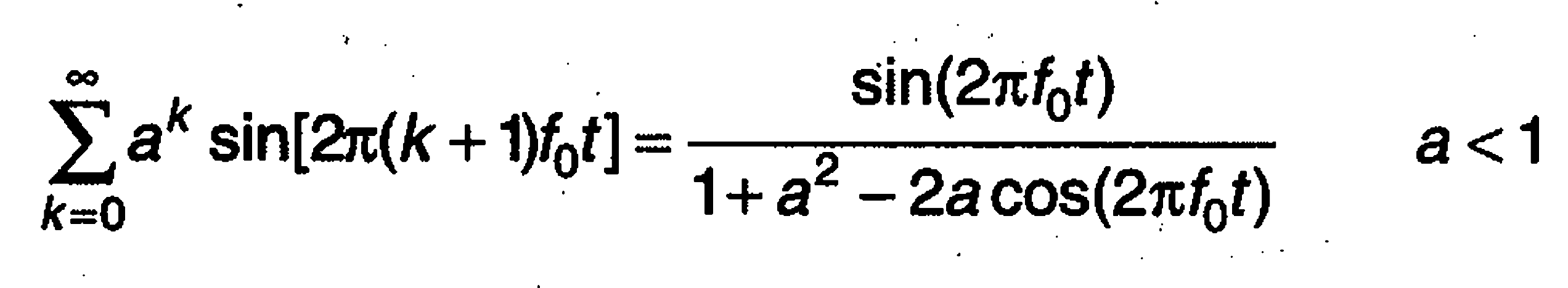 formula for band-limited pulse wave